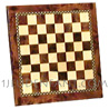 Marquetry wooden plate chessboard 35mm cases (delivered without chessman) 