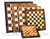 Marquetry wooden plate chessboards (delivered without chessman) 