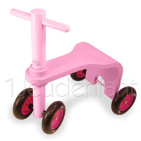 Cyclo-porteur ready-made en bois galb rose pour les filles