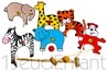 Wooden Croquet game - Jungle animals 