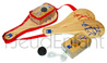 Jeu de Jokari classique en bois de h�tre comprenant une housse de transport avec 2 raquettes et un bloc avec la balle et �lastique 